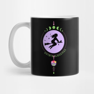 Ostara Blessings Witch Mug